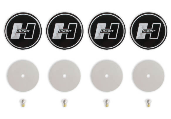 "Hurst" Wheel Center Caps 4pc Set 11-23 Dodge Charger-Challenger - Click Image to Close